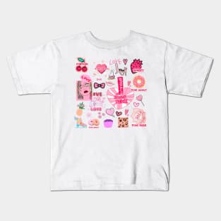 I LOVE PINK Kids T-Shirt